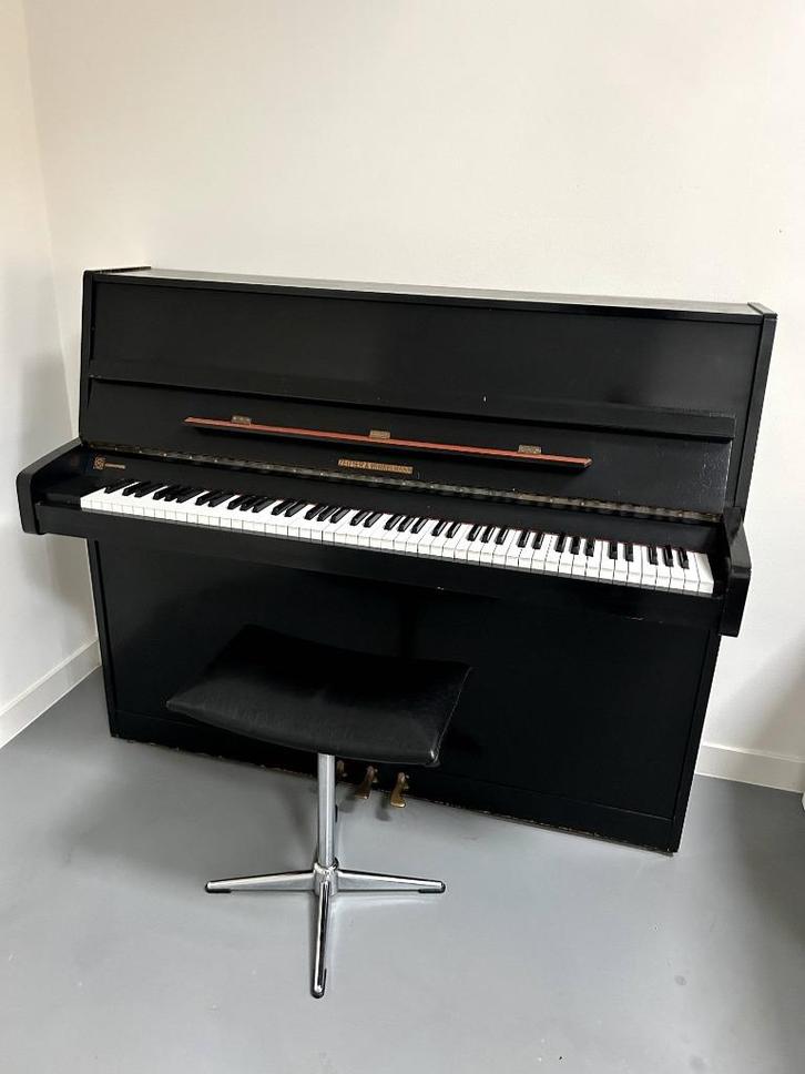 Piano Zeitter & Winkelmann – zwart, Muziek en Instrumenten, Piano's, Gebruikt, Piano, Zwart, Ophalen