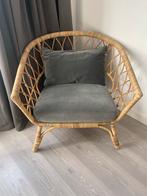 ikea Rotan Stoel Stockholm met Kussens, Ophalen, Bruin, Riet of Rotan, Zo goed als nieuw