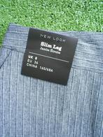 NIEUW __ grijze chino broek van NEW LOOK mt. 36, Kleding | Dames, Verzenden, New Look, Nieuw, Maat 36 (S)