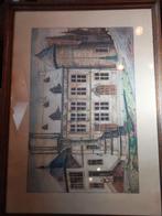 oude aquarel-pentekening Dierckx 1930, Ophalen of Verzenden