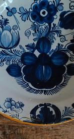 18e eeuws groot Delfts Blauw bord, Ophalen of Verzenden