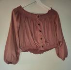 Roze Off-Shoulder Top H&M XL, H&M, Maat 46/48 (XL) of groter, Ophalen of Verzenden, Zo goed als nieuw