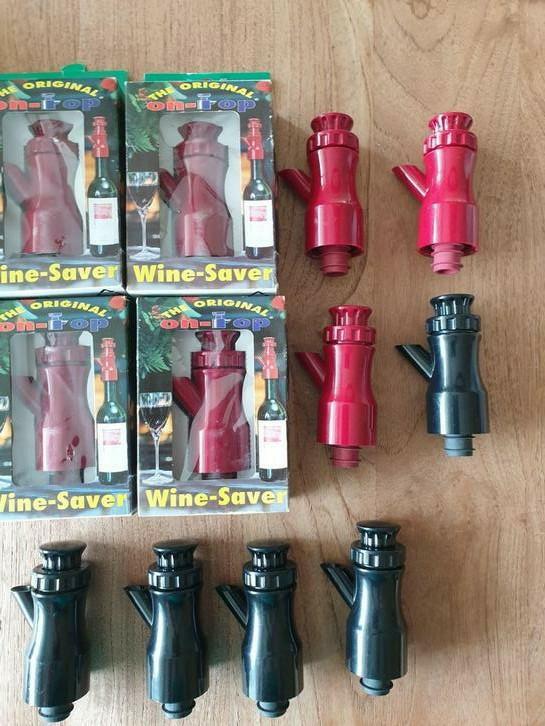 12 Wijn Saver Schenkdoppen - Nieuw!, Huis en Inrichting, Keuken | Keukenbenodigdheden, Ophalen of Verzenden