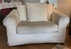 Loveseat creme wit, Huis en Inrichting, Banken | Sofa's en Chaises Longues, Ophalen, Gebruikt, Overige maten, 75 tot 100 cm