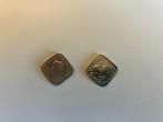 2 jubileumstuivers, 1948-1978 en 30 april 1980, Ophalen of Verzenden, Koningin Beatrix, 5 cent, Losse munt