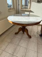 Marmeren Tafel - 1.35m Doorsnede, Huis en Inrichting, Tafels | Eettafels, Ophalen, Gebruikt, 100 tot 150 cm, Rond