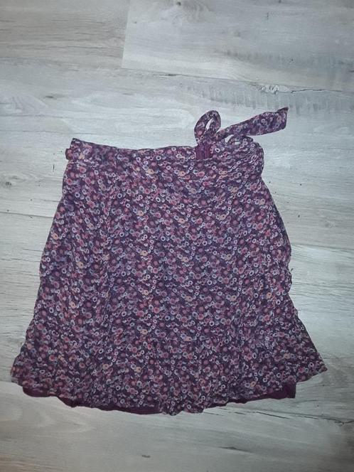 Sissy Boy Bordeaux Rokje Met Bloemenprint Maat XS, Kleding | Dames, Rokken, Zo goed als nieuw, Maat 34 (XS) of kleiner, Rood, Boven de knie