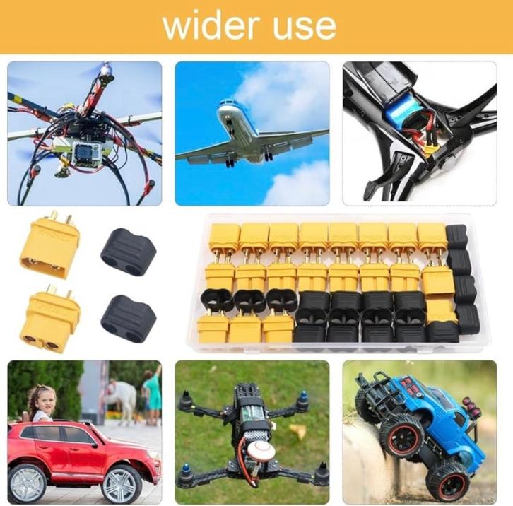 YIXISI 10 Paar XT60 XT60H Batterij Connectoren, Audio, Tv en Foto, Drones, Nieuw, Drone met camera, Ophalen of Verzenden
