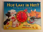 Pop-up boek Hoe laat is het? Klokkijken op de boerderij, Boeken, Ophalen of Verzenden, Zo goed als nieuw