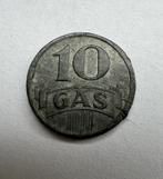 Gaspenning 10 Cent Harderwijk, Postzegels en Munten, Penningen en Medailles, Ophalen of Verzenden, Overige materialen