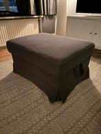 Hocker met bergruimte antraciet  (IKEA ), Ophalen, 75 tot 100 cm, Zo goed als nieuw, Stof