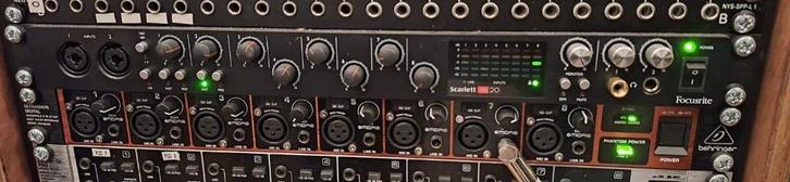 Focusrite Scarlett 18i20 (gen2) (evt met ADAT uitbereiding), Computers en Software, Geluidskaarten, Zo goed als nieuw, Extern