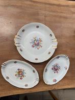 1 antieke schaal,2 serveerschalen,Veritable Porcelaine,Garan, Ophalen of Verzenden