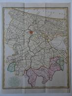 Gravure kleur kaart heemraadschap Rhijnland, Banse 1801, Verzenden