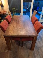 teak tafel 100x200cm, Huis en Inrichting, Ophalen, Gebruikt, Teakhout, 200 cm of meer