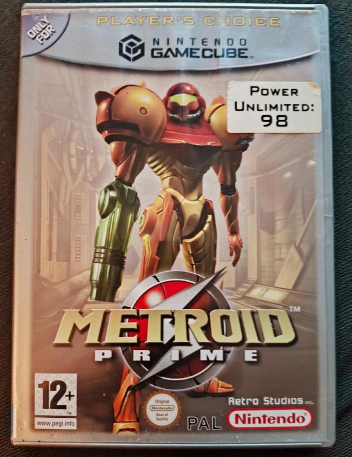 Metroid Prime (Kaft heeft vochtschade), Spelcomputers en Games, Games | Nintendo GameCube, Gebruikt, Avontuur en Actie, 1 speler