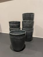 Stijlvolle keramieken serviesset, Huis en Inrichting, Keuken | Servies, Keramiek, Ophalen of Verzenden, Zo goed als nieuw, Bord(en)