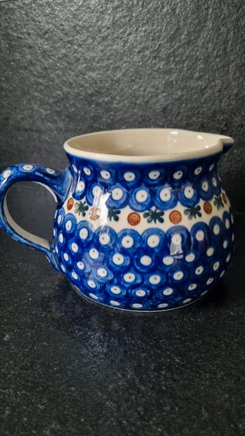 Vintage Poolse Keramiek Melkkan beschikbaar voor biedingen