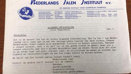 Originele NTI- Cursus Algemene Ontwikkeling-1959- Compleet., Antiek en Kunst, Curiosa en Brocante, Ophalen of Verzenden