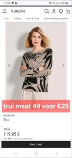 Nieuwe Madeleine trui - Stijlvol en comfortabel!, Beige, Maat 42/44 (L), Nieuw, Ophalen of Verzenden