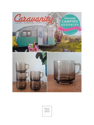 Vintage rookglas servies MOCCONA thee koffie glas DE beschikbaar voor biedingen