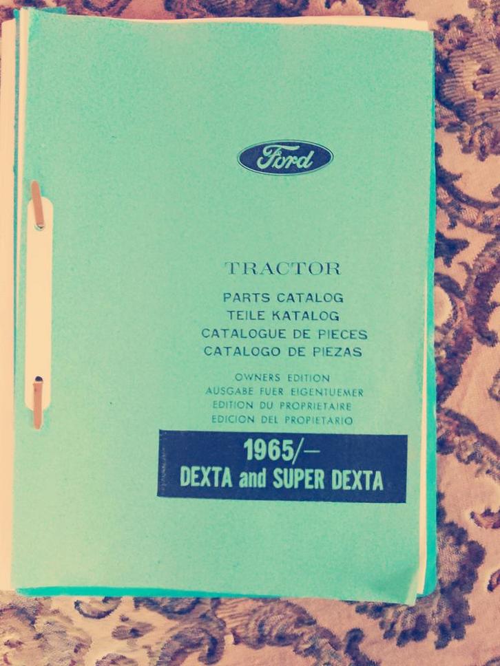 Ford Tractor Dexta/Super Dexta Onderdelen Catalogus 1965, Boeken, Auto's | Boeken, Gelezen, Ford, Ophalen of Verzenden