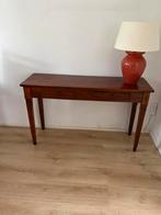 Hardhouten Sidetable - 125cm, Huis en Inrichting, Tafels | Sidetables, Gebruikt, 100 tot 150 cm, Ophalen of Verzenden, Overige houtsoorten