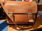 Original Ruitertassen akte/schooltas, Sieraden, Tassen en Uiterlijk, Tassen | Schooltassen, Ophalen, Minder dan 30 cm, Bruin, Aktetas of Boekentas