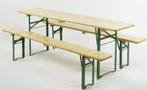 Picknicktafel / biertafelset / partytafel te huur, Hobby en Vrije tijd, Feestartikelen | Verhuur, Ophalen, Zo goed als nieuw