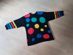 Trui zwart met opdruk one size, Verzenden, Gedragen, Zwart