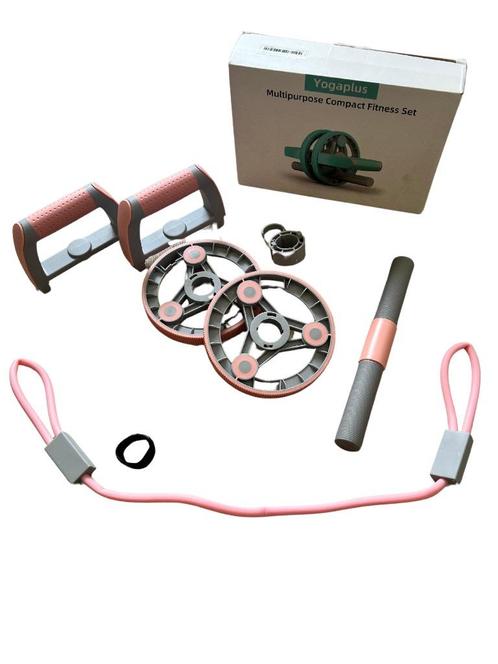 Buikspierwiel multifunctioneel - dumbell / sliders / push-up, Sport en Fitness, Fitnessmaterialen, Nieuw, Buikspierwiel, Armen