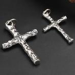 Massief kruis in 2 afmetingen - 925 zilver, My Name Is Nobody, Verzenden, Nieuw, Thisisnobody2025@gmail.com