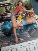 1962, VESPA SCOOTER KALENDERBLAD, TT ASSEN, BSA, IMPORT NEGA, Ophalen of Verzenden, Maandkalender
