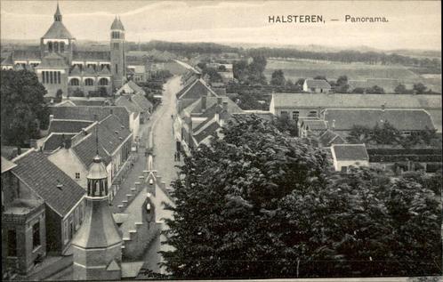 Halsgteren Panorama uitg A.J. Schoutens, Verzamelen, Ansichtkaarten | Nederland, Ongelopen, Noord-Brabant, Voor 1920, Verzenden