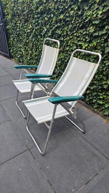 2 Campingstoelen / Strandstoelen beschikbaar voor biedingen