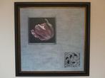 grote poster in zeer mooie lijst., Huis en Inrichting, Ophalen, Zo goed als nieuw, 100 tot 125 cm, Foto of Poster