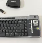 Microsoft Remote Keyboard Media center draadloos toetsenbord, Computers en Software, Toetsenborden, Ophalen of Verzenden, Zo goed als nieuw