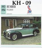 Kh9 autokaart humber pullman ( 1953 - 1954 ), Ophalen of Verzenden, Zo goed als nieuw, Auto's