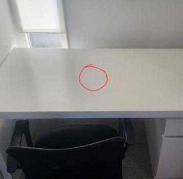 Ikea Malm Bureau - Wit - afbeelding 5