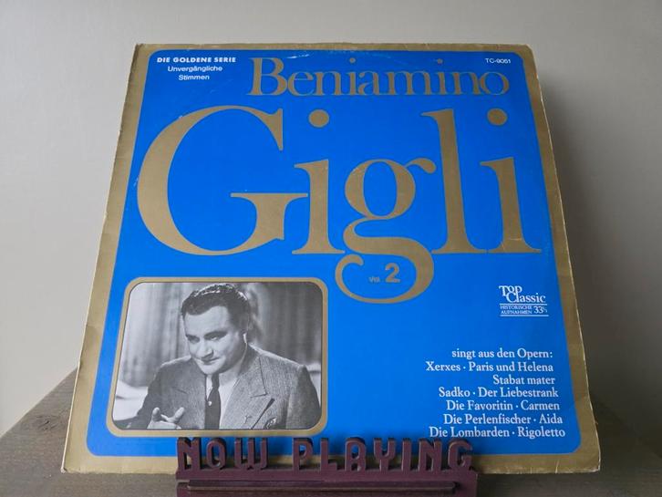 Beniamino gigli - volume 2, Cd's en Dvd's, Vinyl | Overige Vinyl, Gebruikt, 12 inch, Ophalen of Verzenden