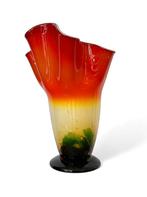 Vintage Murano Glas Vaas - Made in Italy, Ophalen of Verzenden