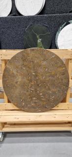 UITVERKOOP! Laatste unieke ronde marmeren salontafelbladen, Overige materialen, 50 tot 100 cm, Splendore Stone, Rond