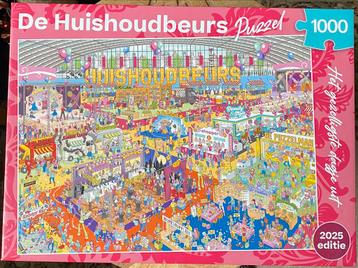 De huishoudbeurs puzzel 1000 stukjes beschikbaar voor biedingen