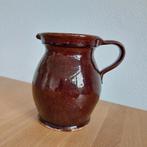 Vintage aardewerk kruik met oor, Ophalen of Verzenden