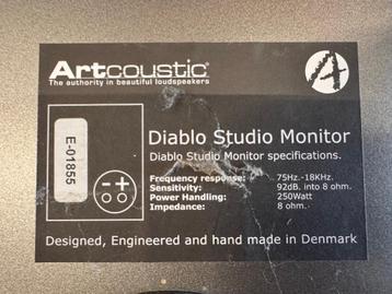 ArtCoustic Diablo Studio Monitors (2x) beschikbaar voor biedingen