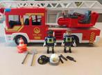 Playmobil brandweer ladderwagen, Ophalen of Verzenden, Zo goed als nieuw, Complete set