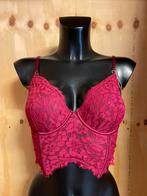 Cosabella longline bh maat 75d model magnolia, Kleding | Dames, Verzenden, Rood, BH