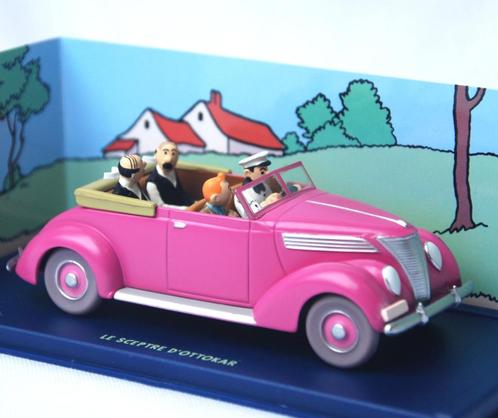 Kuifje auto No. 69 De Ford cabriolet van Jansen en Janssen, Hobby en Vrije tijd, Modelauto's | 1:43, Zo goed als nieuw, Auto, Overige merken
