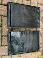 Gietijzeren bakplaten vuur bbq of korf, Ophalen of Verzenden, Zo goed als nieuw