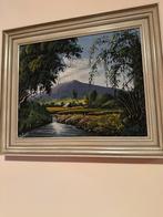 Schilderij met landschap, Ophalen